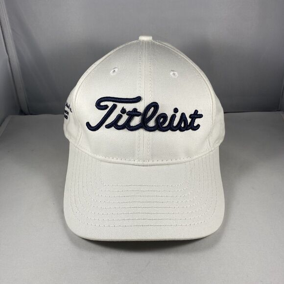 Titleist Golf Cap/Hat Adjustable White Embroidered Adjustable Castle Medical - Picture 1 of 6